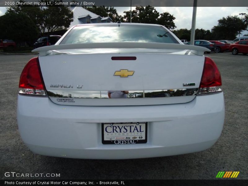 Summit White / Ebony 2010 Chevrolet Impala LT
