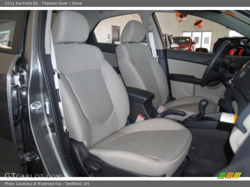  2011 Forte EX Stone Interior