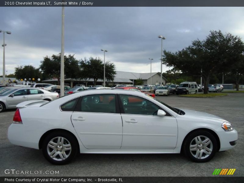 Summit White / Ebony 2010 Chevrolet Impala LT