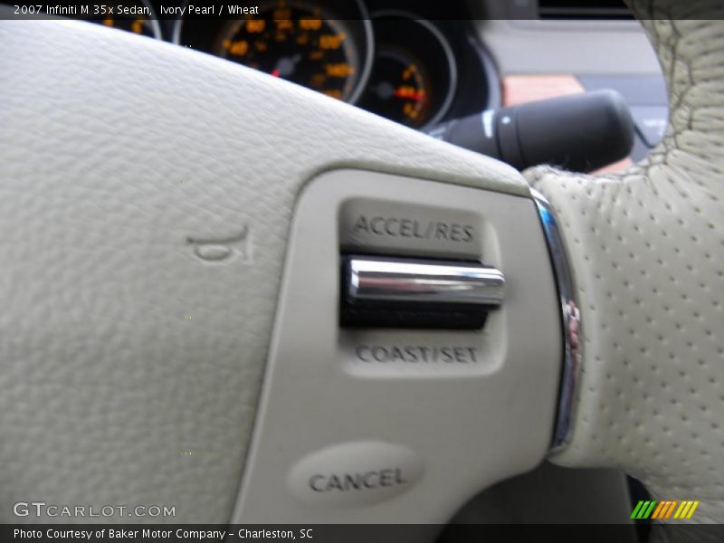 Ivory Pearl / Wheat 2007 Infiniti M 35x Sedan