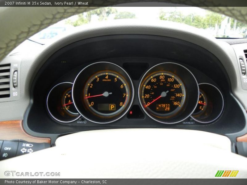 Ivory Pearl / Wheat 2007 Infiniti M 35x Sedan