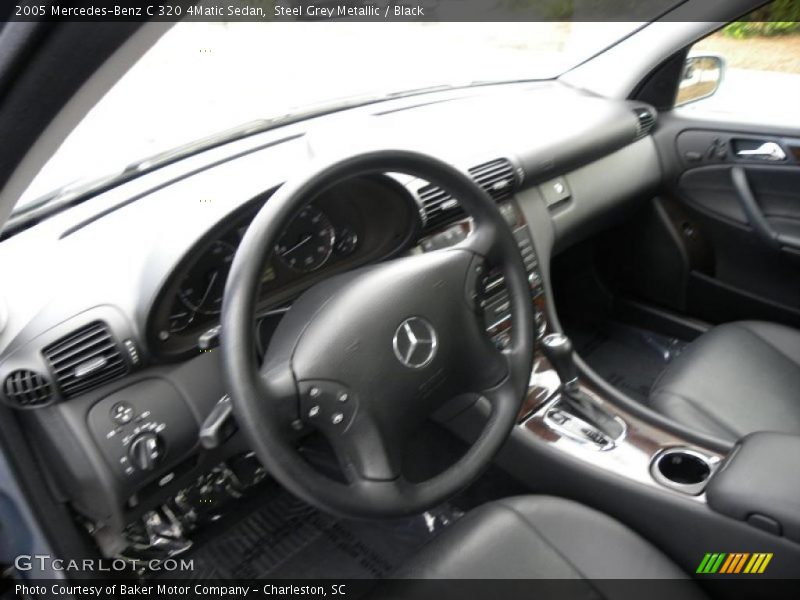 Black Interior - 2005 C 320 4Matic Sedan 