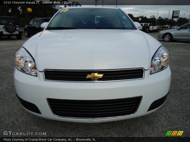 Summit White / Ebony 2010 Chevrolet Impala LT