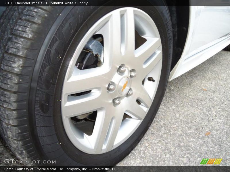 Summit White / Ebony 2010 Chevrolet Impala LT