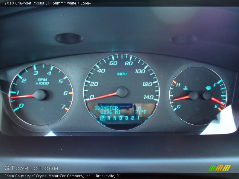 Summit White / Ebony 2010 Chevrolet Impala LT
