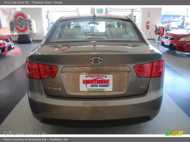 Titanium Silver / Stone 2011 Kia Forte EX