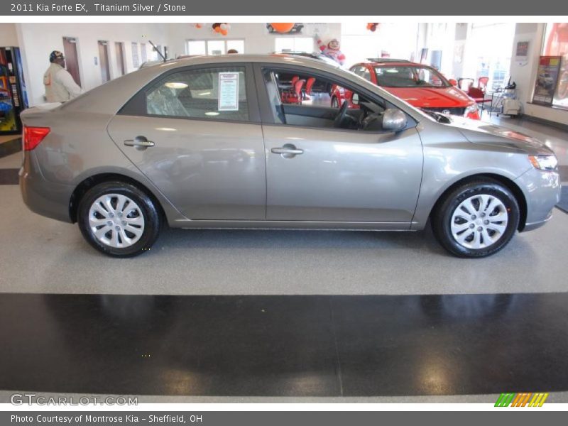 Titanium Silver / Stone 2011 Kia Forte EX