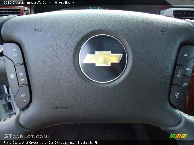 Summit White / Ebony 2010 Chevrolet Impala LT