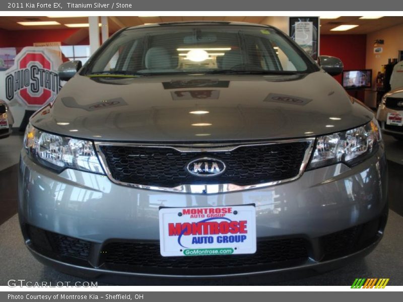 Titanium Silver / Stone 2011 Kia Forte EX