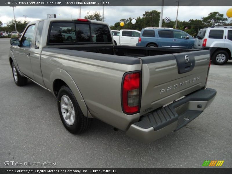 Sand Dune Metallic / Beige 2002 Nissan Frontier XE King Cab