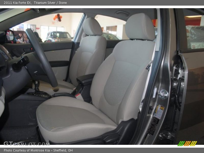 Titanium Silver / Stone 2011 Kia Forte EX