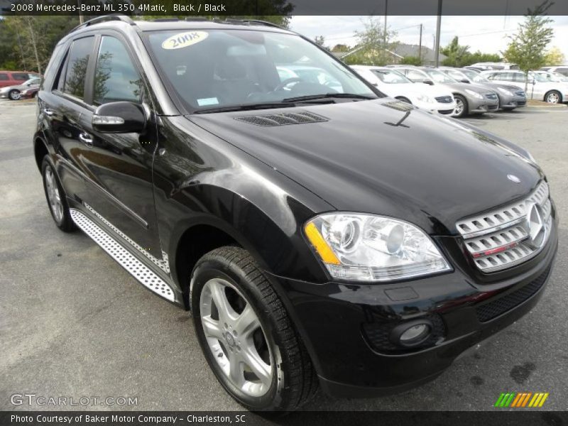Black / Black 2008 Mercedes-Benz ML 350 4Matic