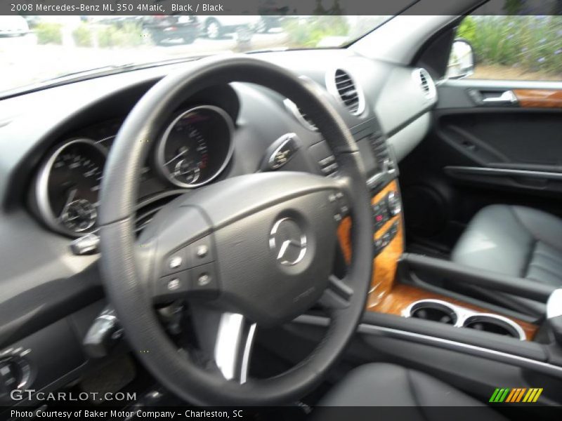 Black / Black 2008 Mercedes-Benz ML 350 4Matic