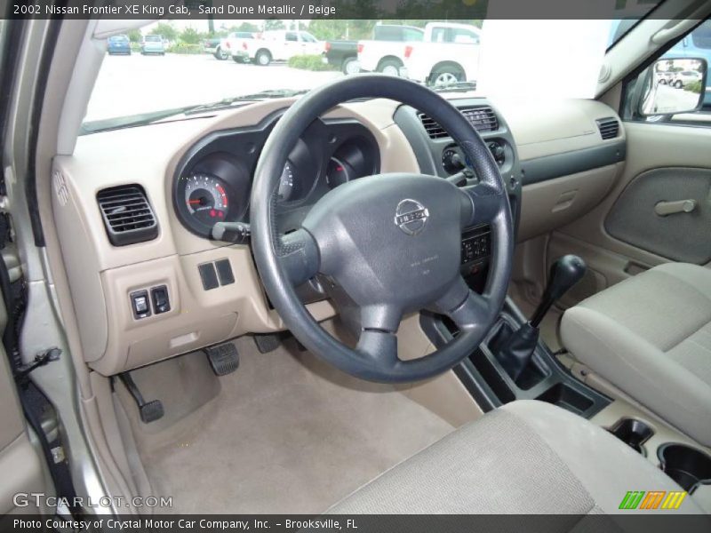 Beige Interior - 2002 Frontier XE King Cab 