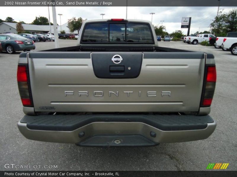 Sand Dune Metallic / Beige 2002 Nissan Frontier XE King Cab