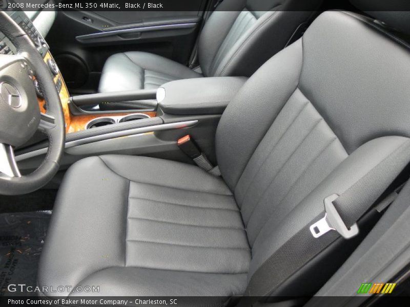 Black / Black 2008 Mercedes-Benz ML 350 4Matic