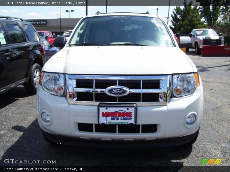 White Suede / Camel 2011 Ford Escape Limited