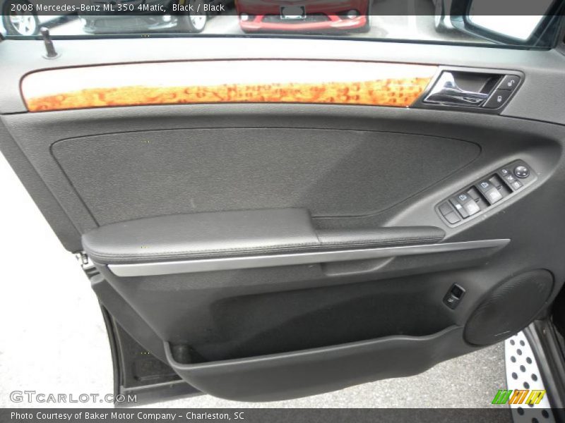 Black / Black 2008 Mercedes-Benz ML 350 4Matic