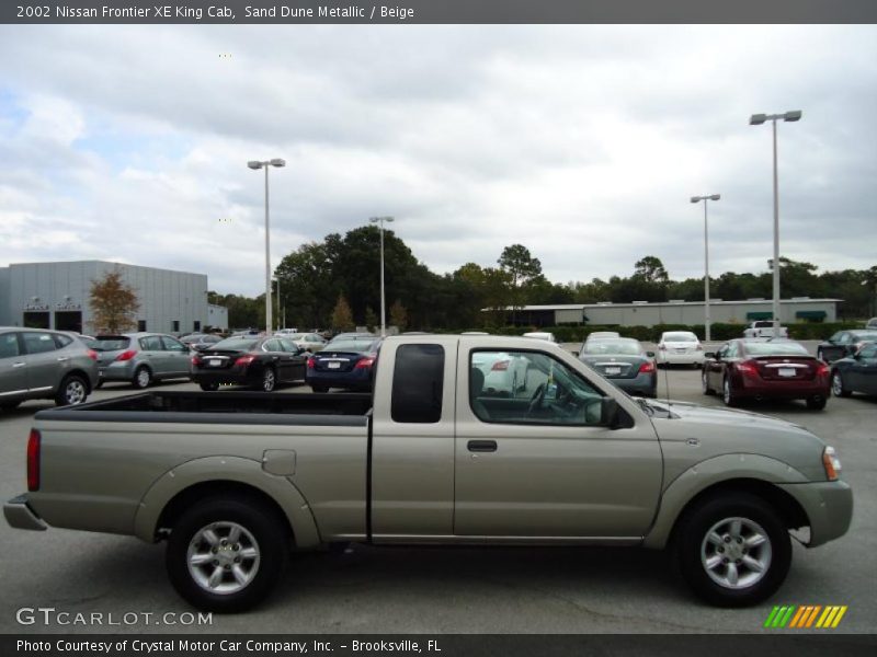 Sand Dune Metallic / Beige 2002 Nissan Frontier XE King Cab