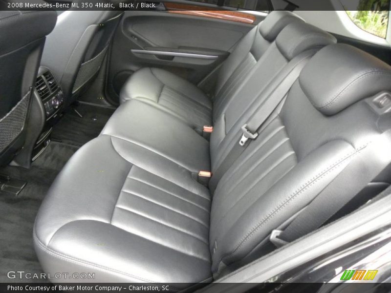Black / Black 2008 Mercedes-Benz ML 350 4Matic