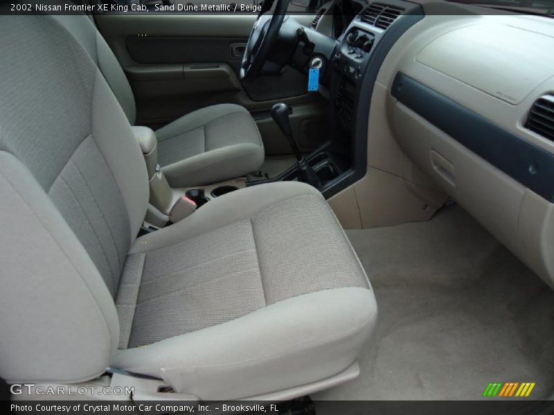  2002 Frontier XE King Cab Beige Interior