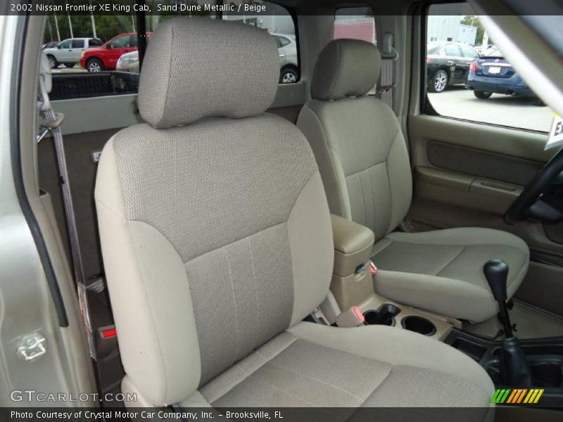  2002 Frontier XE King Cab Beige Interior