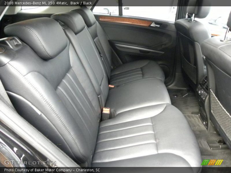 Black / Black 2008 Mercedes-Benz ML 350 4Matic