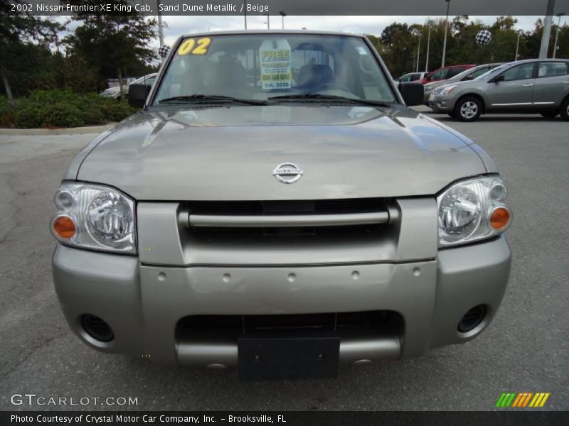 Sand Dune Metallic / Beige 2002 Nissan Frontier XE King Cab