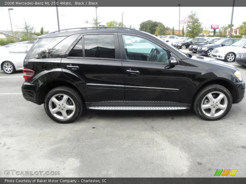 Black / Black 2008 Mercedes-Benz ML 350 4Matic
