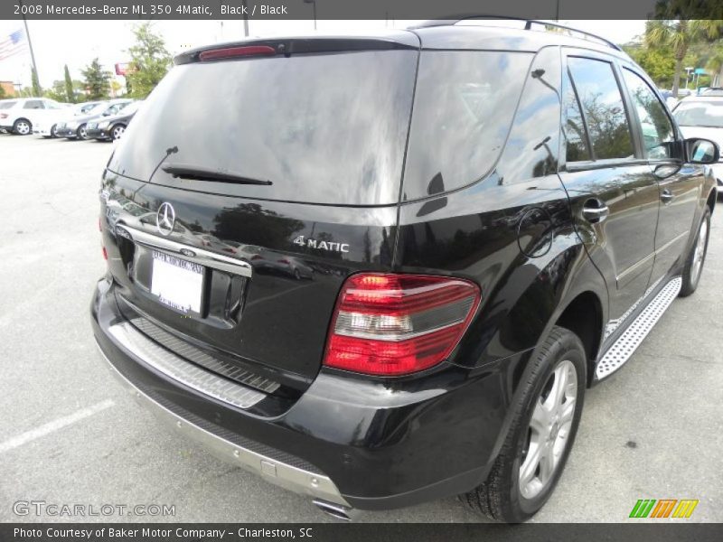 Black / Black 2008 Mercedes-Benz ML 350 4Matic