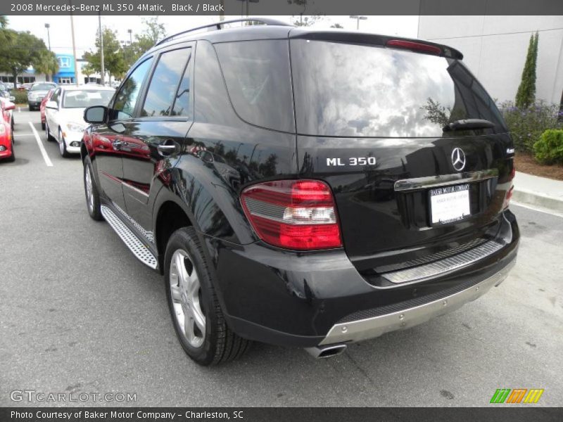 Black / Black 2008 Mercedes-Benz ML 350 4Matic