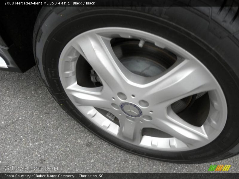 Black / Black 2008 Mercedes-Benz ML 350 4Matic