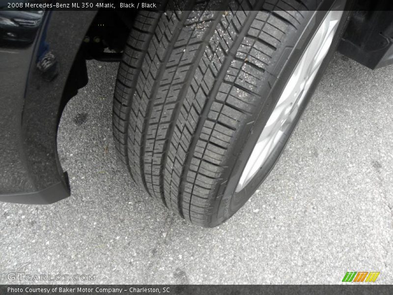 Black / Black 2008 Mercedes-Benz ML 350 4Matic