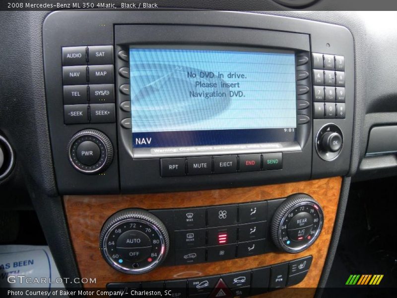 Black / Black 2008 Mercedes-Benz ML 350 4Matic