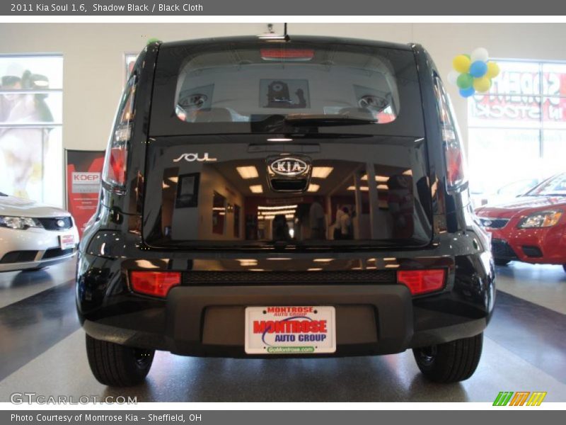 Shadow Black / Black Cloth 2011 Kia Soul 1.6