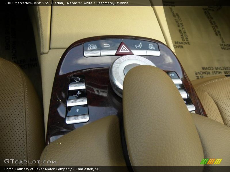 Alabaster White / Cashmere/Savanna 2007 Mercedes-Benz S 550 Sedan