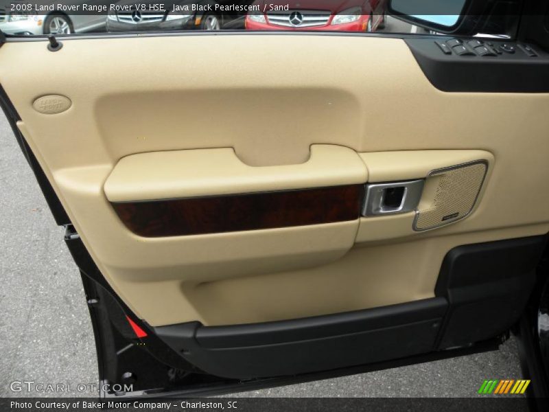 Java Black Pearlescent / Sand 2008 Land Rover Range Rover V8 HSE