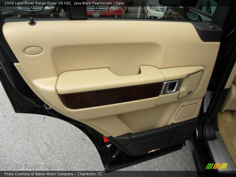 Java Black Pearlescent / Sand 2008 Land Rover Range Rover V8 HSE