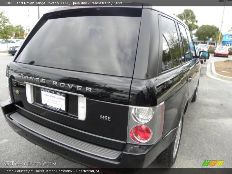 Java Black Pearlescent / Sand 2008 Land Rover Range Rover V8 HSE