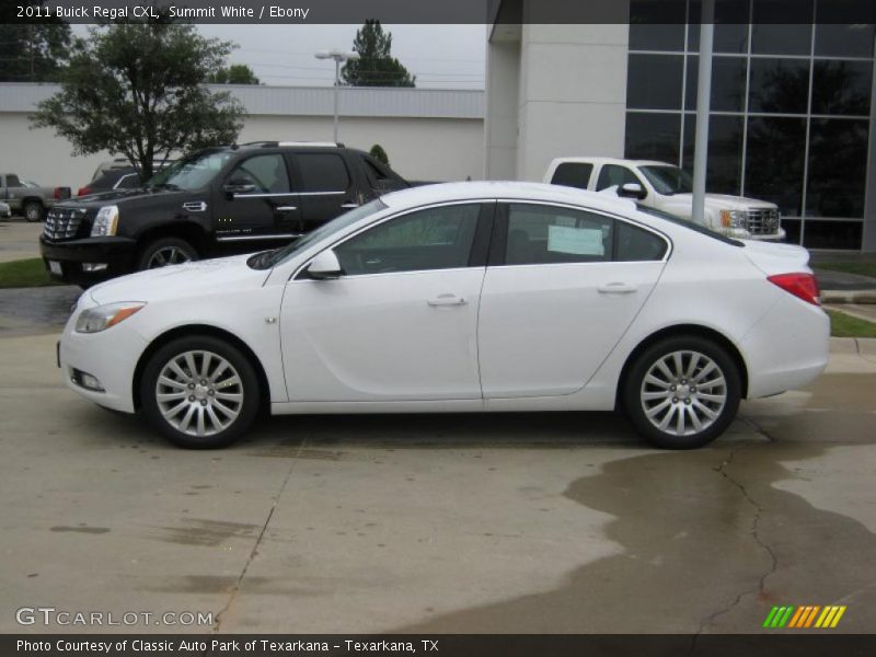 Summit White / Ebony 2011 Buick Regal CXL