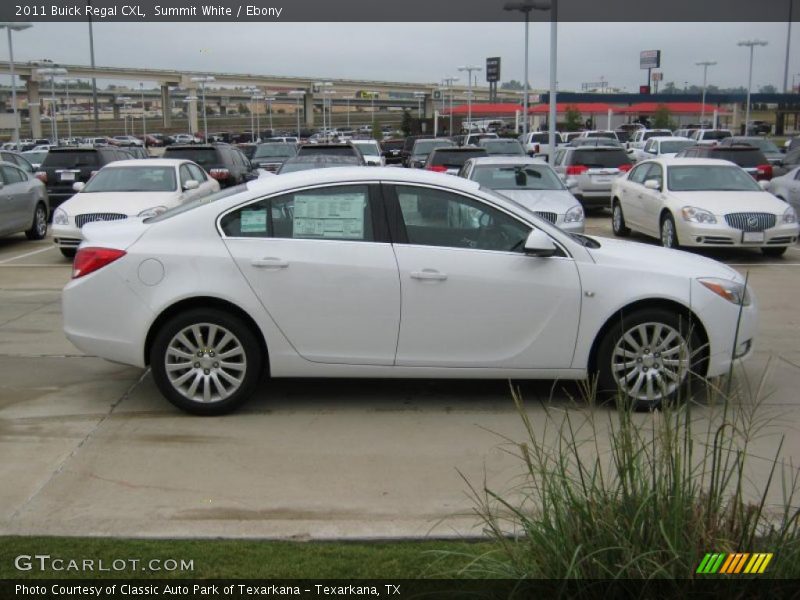 Summit White / Ebony 2011 Buick Regal CXL
