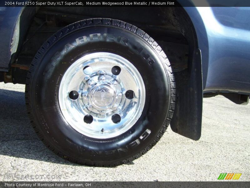 Medium Wedgewood Blue Metallic / Medium Flint 2004 Ford F250 Super Duty XLT SuperCab