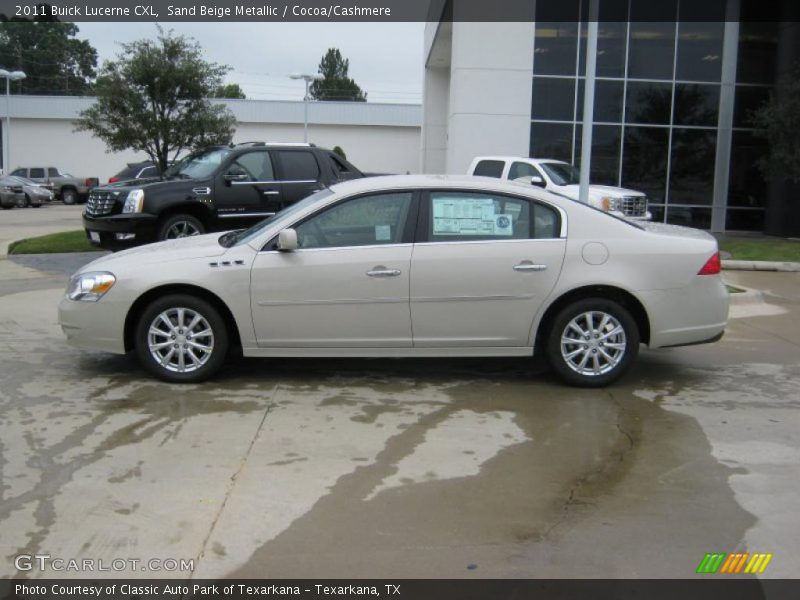 Sand Beige Metallic / Cocoa/Cashmere 2011 Buick Lucerne CXL