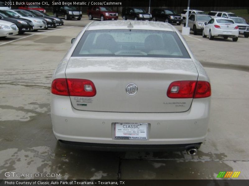 Sand Beige Metallic / Cocoa/Cashmere 2011 Buick Lucerne CXL