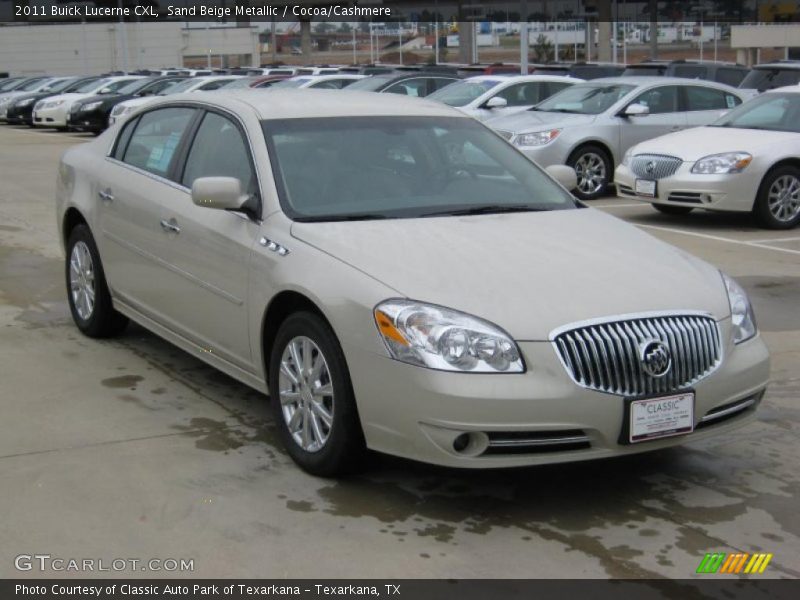 Sand Beige Metallic / Cocoa/Cashmere 2011 Buick Lucerne CXL
