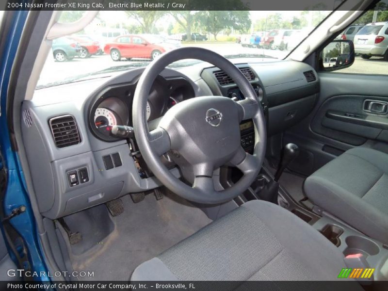 Gray Interior - 2004 Frontier XE King Cab 