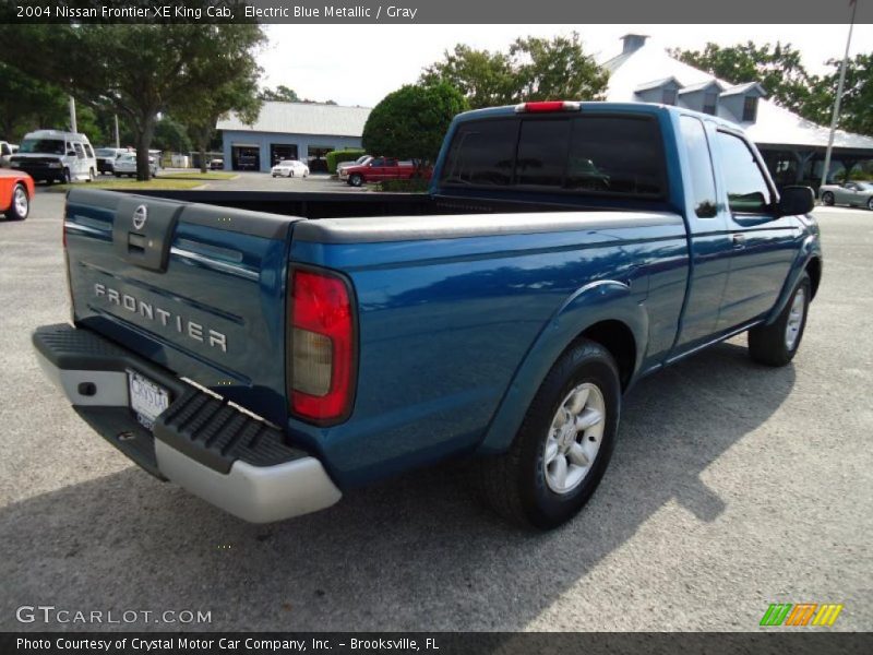 Electric Blue Metallic / Gray 2004 Nissan Frontier XE King Cab