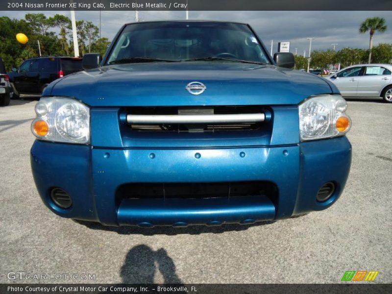 Electric Blue Metallic / Gray 2004 Nissan Frontier XE King Cab