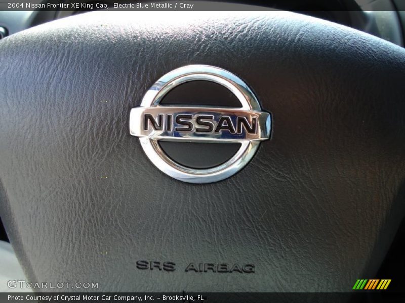 Electric Blue Metallic / Gray 2004 Nissan Frontier XE King Cab