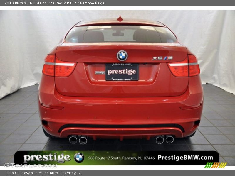 Melbourne Red Metallic / Bamboo Beige 2010 BMW X6 M